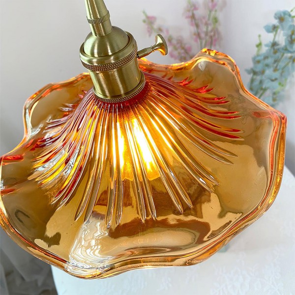 Hibiscus Flower Glass Pendant Light | Glass Pendant Light | Simig Lighting